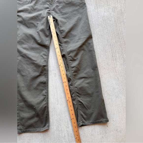 Prana Breathe Stretch Hiking Climbing Pants Mens 34x30 Slim Fit Outdoor Green - Picture 9 of 9